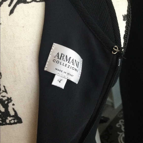 Armani Silk Black Sleeveless Dress 4 - Picture 6 of 6